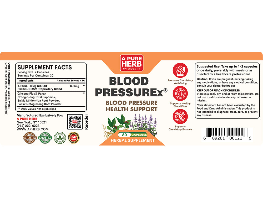 BLOOD PRESSUREx - 支持健康的血压