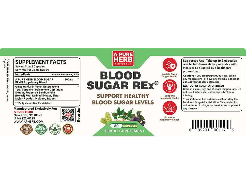 BLOOD SUGAR REx -平衡血糖水平